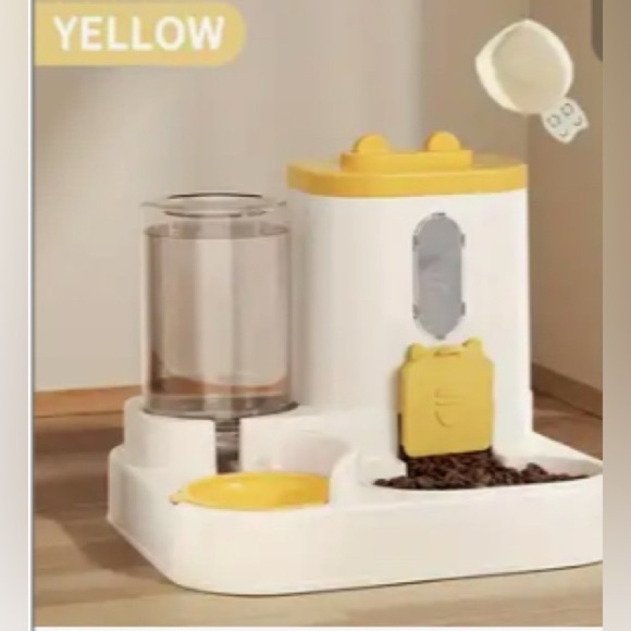 🐈 CAT FOOD & WATER FEEDER - Picture 1 of 7